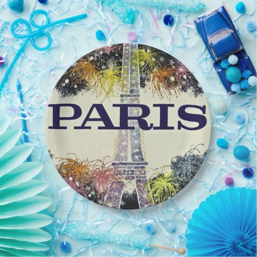 Parijs: Bord Poster Papier (Feest)