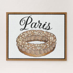 Parijs Brest Choux gebak Franse patisserie Frankri Legpuzzel