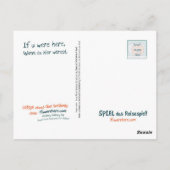 Parijs Briefkaart (Achterkant)