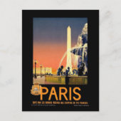 Parijs Briefkaart (Voorkant)