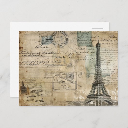  Parijs Briefkaart (Voorkant / Achterkant)