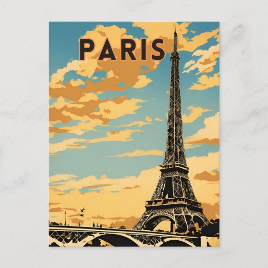 Parijs Briefkaart (Voorkant)