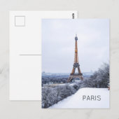 Parijs Briefkaart (Voorkant / Achterkant)