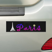 Parijs Bumpersticker (Op auto)