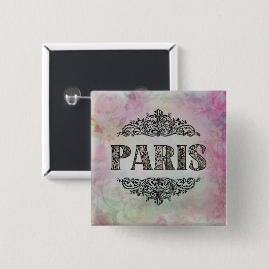 Parijs Button (Voorkant /achterkant)
