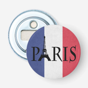 Parijs Button Flesopener
