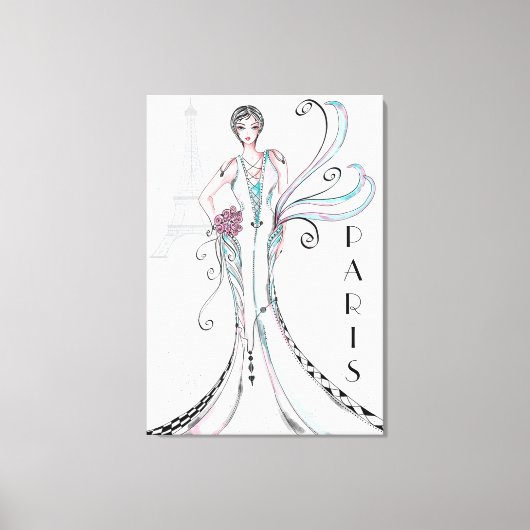 Parijs Canvas Afdruk (Voorkant)