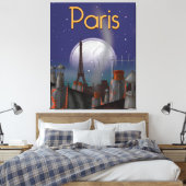 Parijs Canvas Afdruk (Insitu (Slaapkamer))