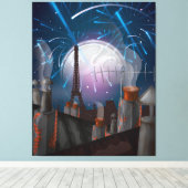 Parijs Canvas Afdruk (Insitu (Houten vloer))
