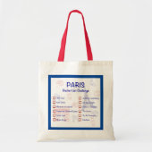 Parijs Canvas tas (Voorkant)