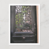 Parijs-Courtyard Briefkaart (Voorkant)