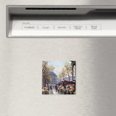 Parijs, de Bloemmarkt van La Madeleine Magneet (Insitu (Vaatwasser))