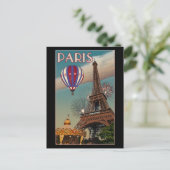 Parijs - de Eiffeltoren Briefkaart (Staand voorkant)