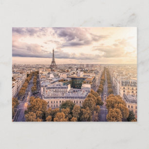Parijs, de stad van het licht briefkaart