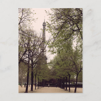 Parijs door de bomen briefkaart
