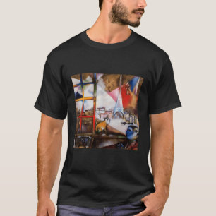 Parijs door het raam Marc Chagall Stad van Licht T-shirt