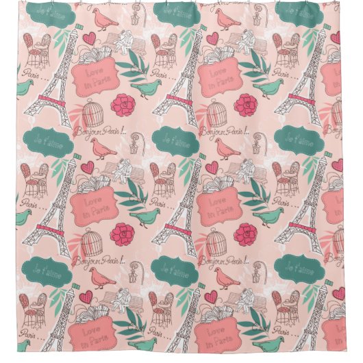 Parijs Douchegordijn (Voorkant)