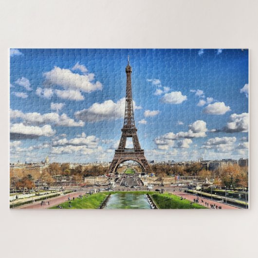 Parijs - Eiffel Tower puzzel Legpuzzel (Horizontaal)