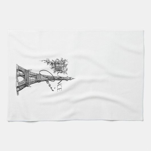 Parijs Eiffel Tower theedoeken (Horizontaal)