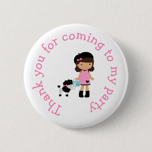 Parijs Eiffeltoren Afro-Amerikaans Ronde Button 5,7 Cm