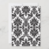 Parijs Eiffeltoren Bow Peach Verjaardag Uitnodigen Kaart (Achterkant)