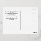 Parijs Eiffeltoren Briefkaart met goudfolie – Eleg (Achterkant)