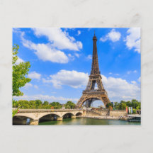 Parijs, Eiffeltoren en de Seine, Frankrijk.