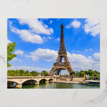 Parijs, Eiffeltoren en rivier Seine, Frankrijk.