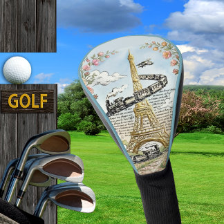 Parijs, Eiffeltoren, Vakantie Golf, Franse Kunst Golfheadcover