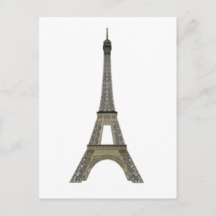 Parijs: Eiffeltoren: Vectortekening: Briefkaart