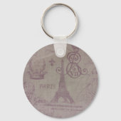 Parijs — Eiffle Tower Sleutelhanger (Voorkant)