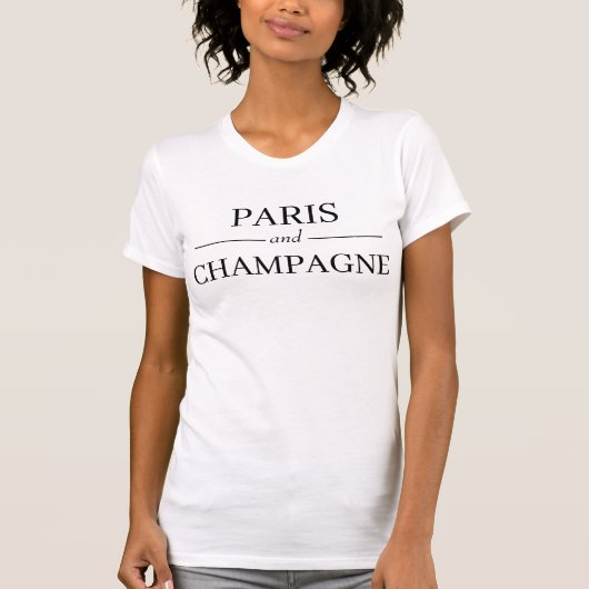 "Parijs en Champagne" T-shirt (Voorkant)