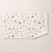 Parijs en Rozen Bad Handdoek (Handdoek)