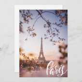 Parijs Feestdagenkaart (Voorkant / Achterkant)
