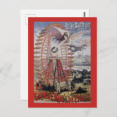  Parijs Ferris Wheel Advertisement Briefkaart (Voorkant / Achterkant)