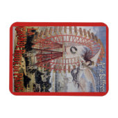  Parijs Ferris Wheel Advertisement Magneet (Horizontaal)