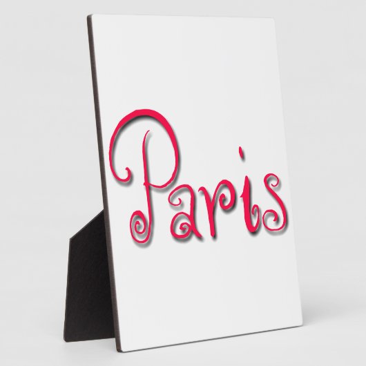 Parijs Fotoplaat (Zijkant)