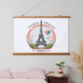 Parijs Frankrijk 2024 Hangtapijten, Eiffeltoren Hangend Wandkleed (Slaapkamer)