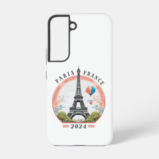 Parijs Frankrijk 2024 Samsung Hoesjes, Eiffeltoren Samsung Galaxy Hoesje (Achterkant)
