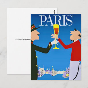 Parijs Frankrijk Ansichtkaart Briefkaart