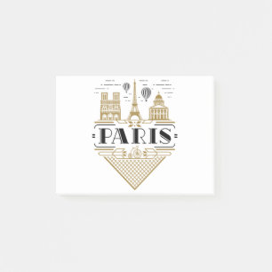 Parijs Frankrijk Art Deco Aesthetics Post-it® Notes