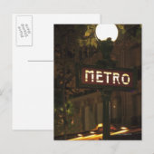 Parijs, Frankrijk Briefkaart (Voorkant / Achterkant)