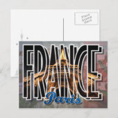 Parijs, Frankrijk Briefkaart (Voorkant / Achterkant)