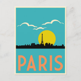 Parijs, Frankrijk, Briefkaart