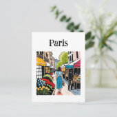 Parijs Frankrijk Briefkaart (Staand voorkant)