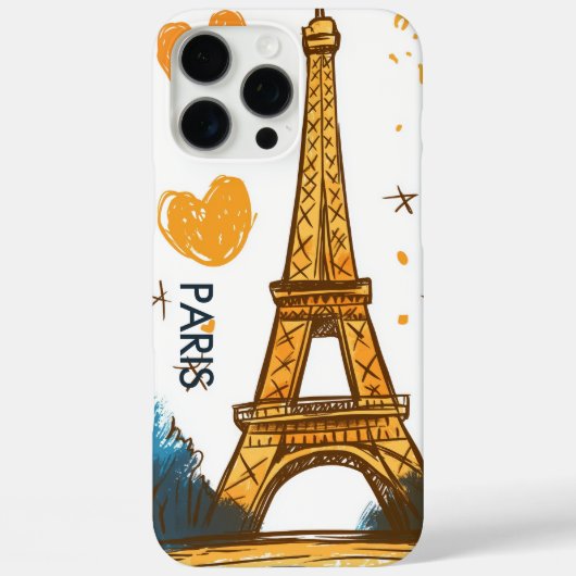 Parijs Frankrijk Case-Mate iPhone Case (Achterkant)