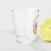 Parijs Frankrijk City Skyline Embleem Shot Glas (Links)