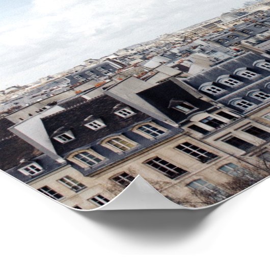 Parijs Frankrijk Cityscape Poster (Hoek)