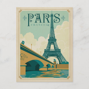 Parijs Frankrijk - Eiffel Tower Briefkaart