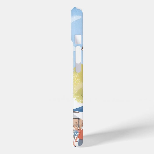 Parijs Frankrijk Eiffeltoren | Europese waterverf Case-Mate iPhone Case (Achterkant / Links)